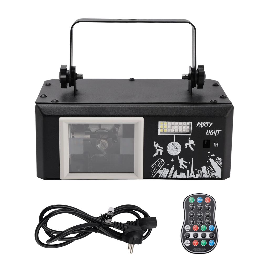 6IN1 Stage Laser Light Disco Party LED UV Stage Lighting System Club Stage Light