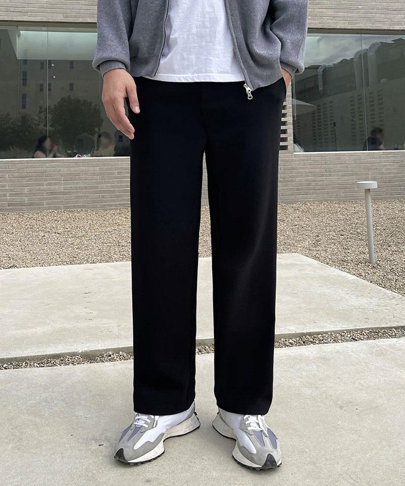 BYMONO [Big Sizes 32-46] High-Quality Standard Fit Fleece-Lined Long Pants