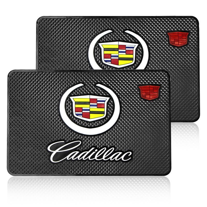 Anti Slip Mat PVC Dashboard Phone Holder Non-Slip Sticky Pad For Cadillac Escalade Tiburon Deville Seville XT5 XTS CTS BLS SLS DTS SRX Metal