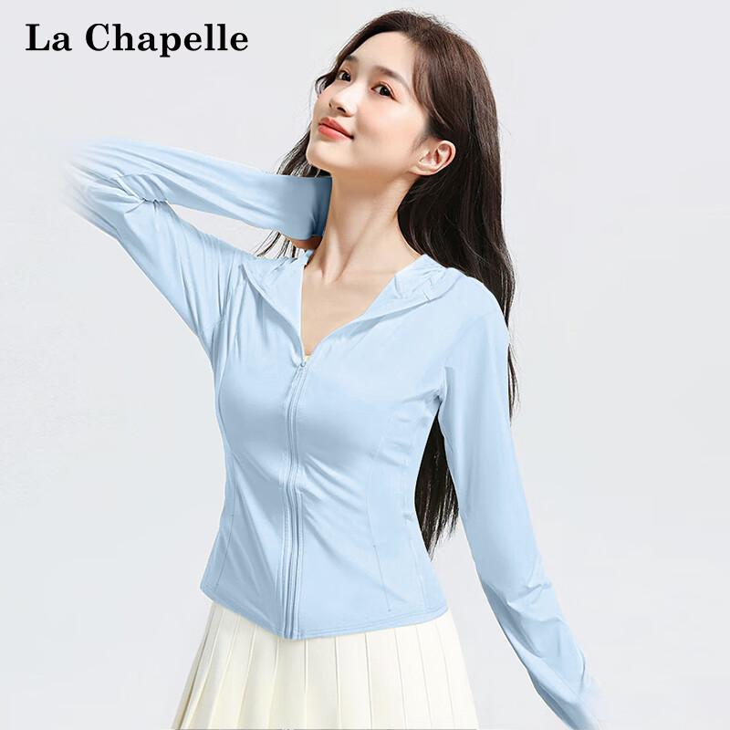La Chapelle Women s Slim Fit Ice Silk UPF Hoodie Jacket L