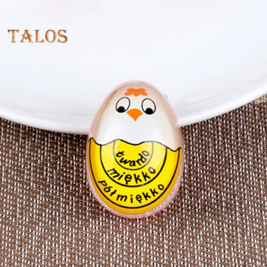 Cooking Timer Heat Sensitive Reminder Resin Convenient Soft Medium Hard Boiled Egg Timer for Dining Room
