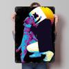 Marshmello Retro Kunst Blechschild Poster Personalisierte Wandkunst Retro Vintage Metallschilder für Man Cave Gamer Zimmer Dekoration Zuhause