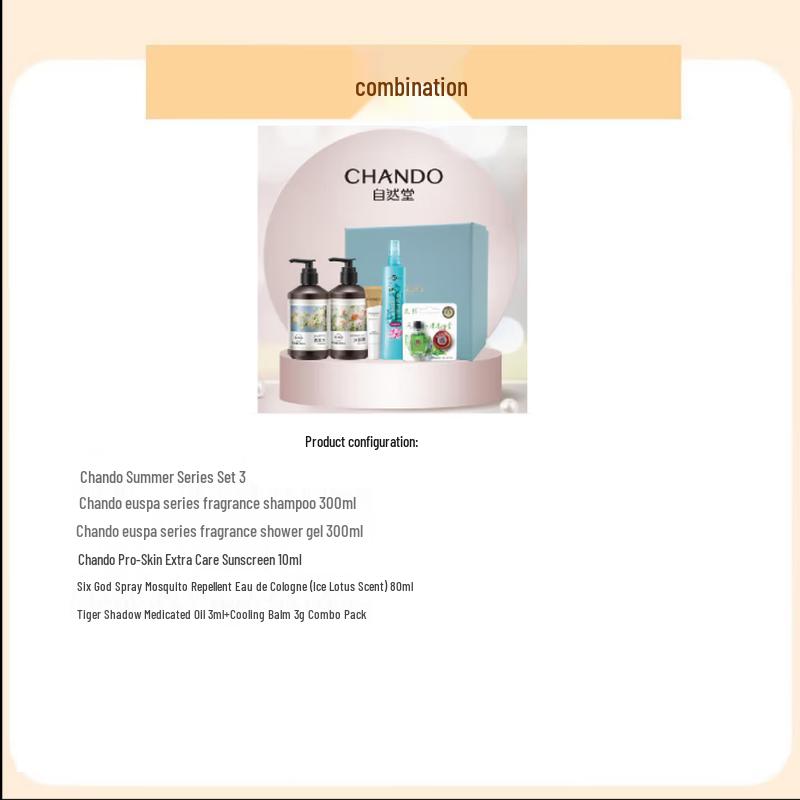 

CHANDO EUSPA Scented Flower & Rain Shampoo Set
