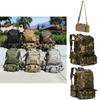 Large Capacity 65l Outdoor Military Tactical Sportbag With Multipockets And Breathable Padding Shoulder Straps
