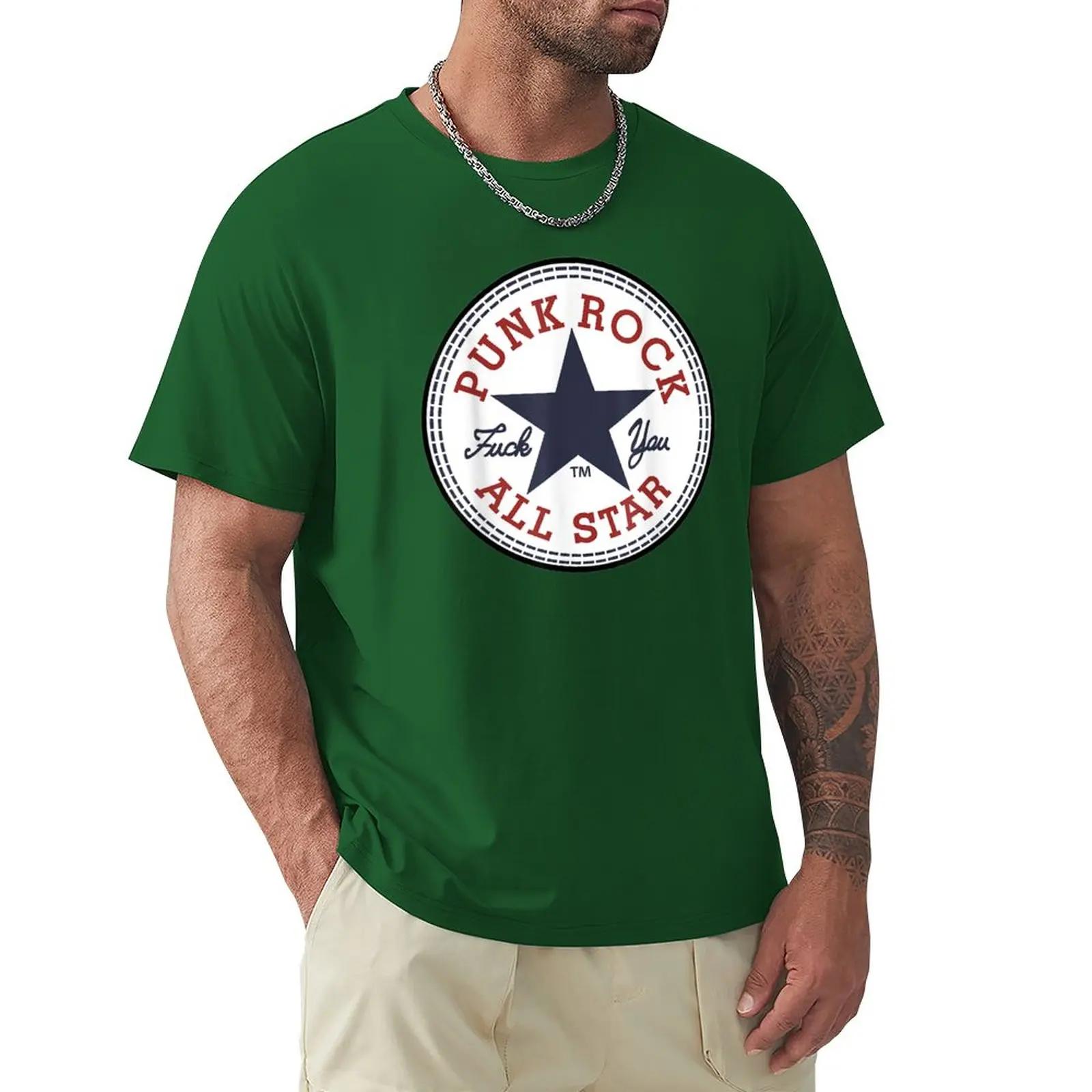 

punk rock all star punk rock tshirt TShirt tees customizeds mens workout shirts 4XL