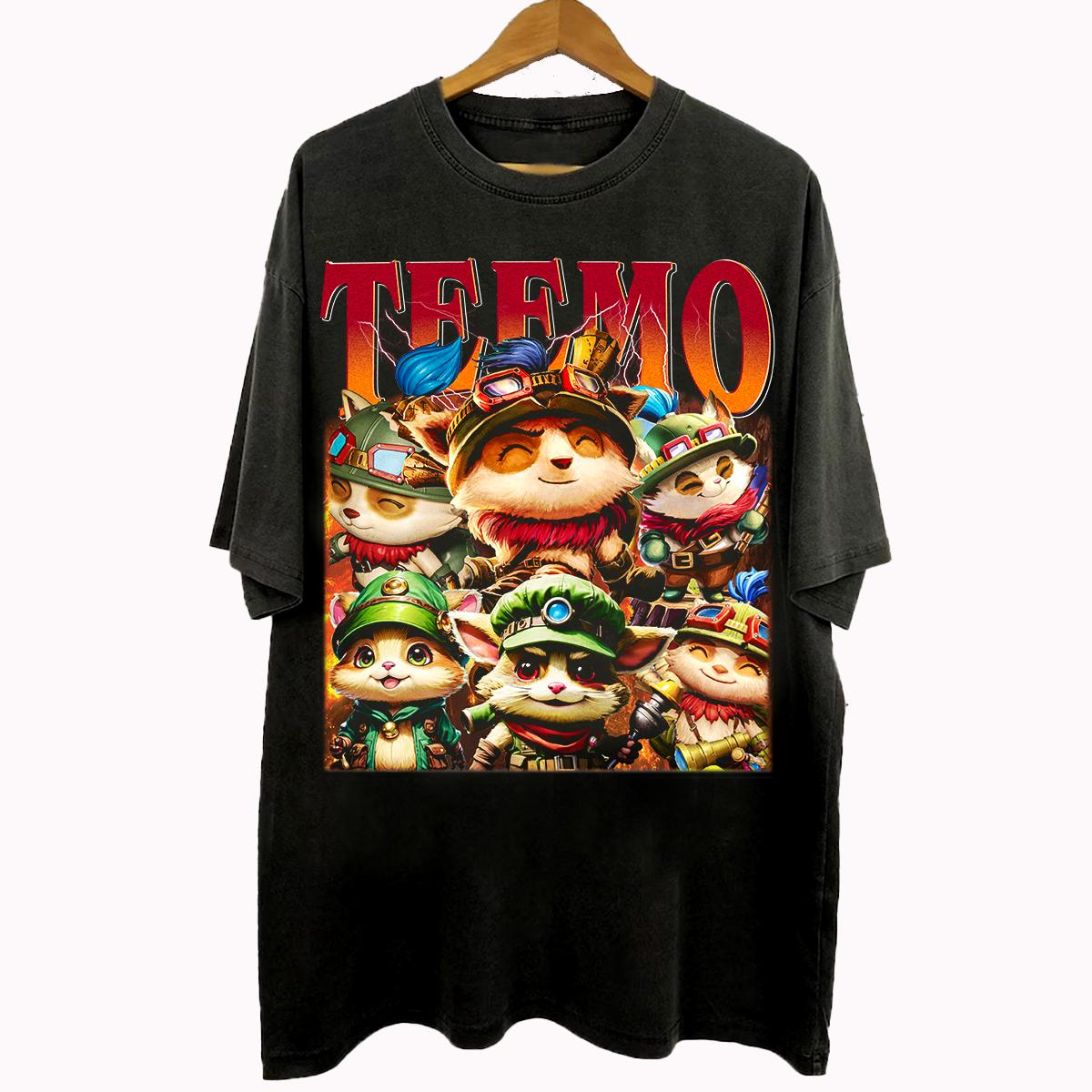 

Vintage 90s Bootleg Style Teemo Arcane TShirt Teemo Arcane League of Legends Gifts For Unisex And Women Unisex TShirt S