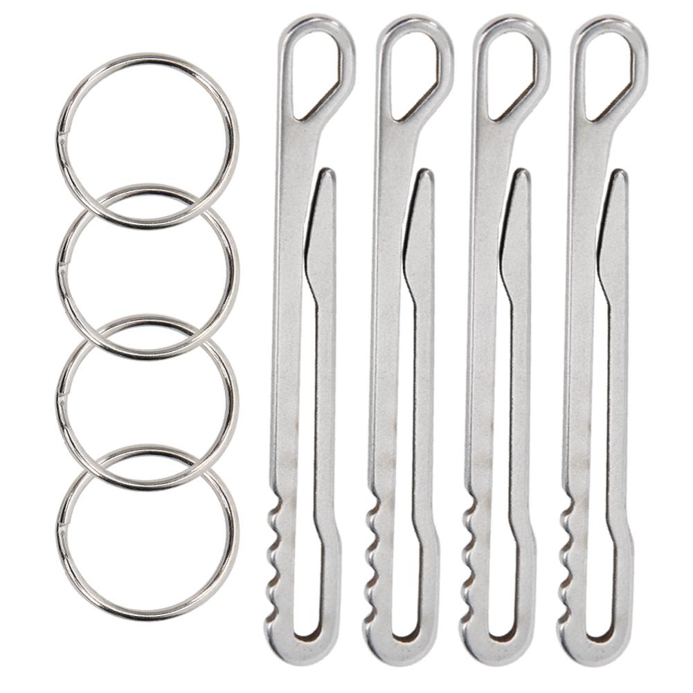 Outdoor Equipment EDC Tool Money Clip Carabiner Quick Hanging Accessory with Keyring