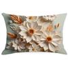 New Retro Floral Pillowcase Creative Oil Painting Engraving Style Print Home Sofa Cushion Pillowcase