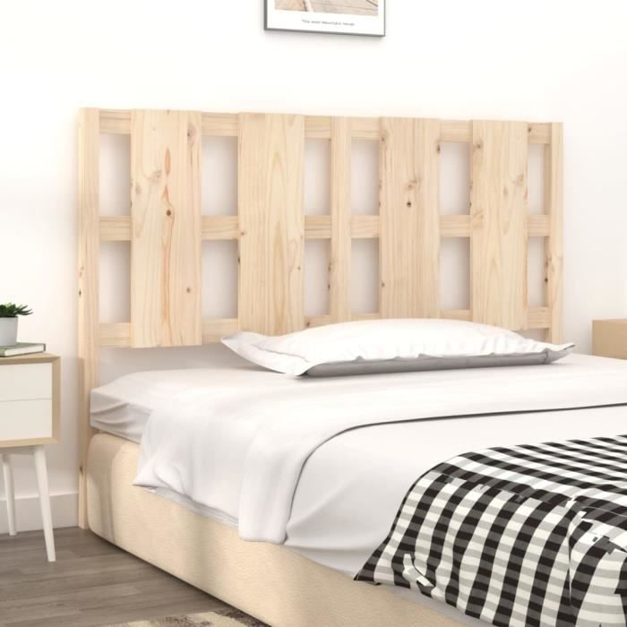 VidaXL Headboard 125.5x4x100 Cm Solid Pine Wood 817980