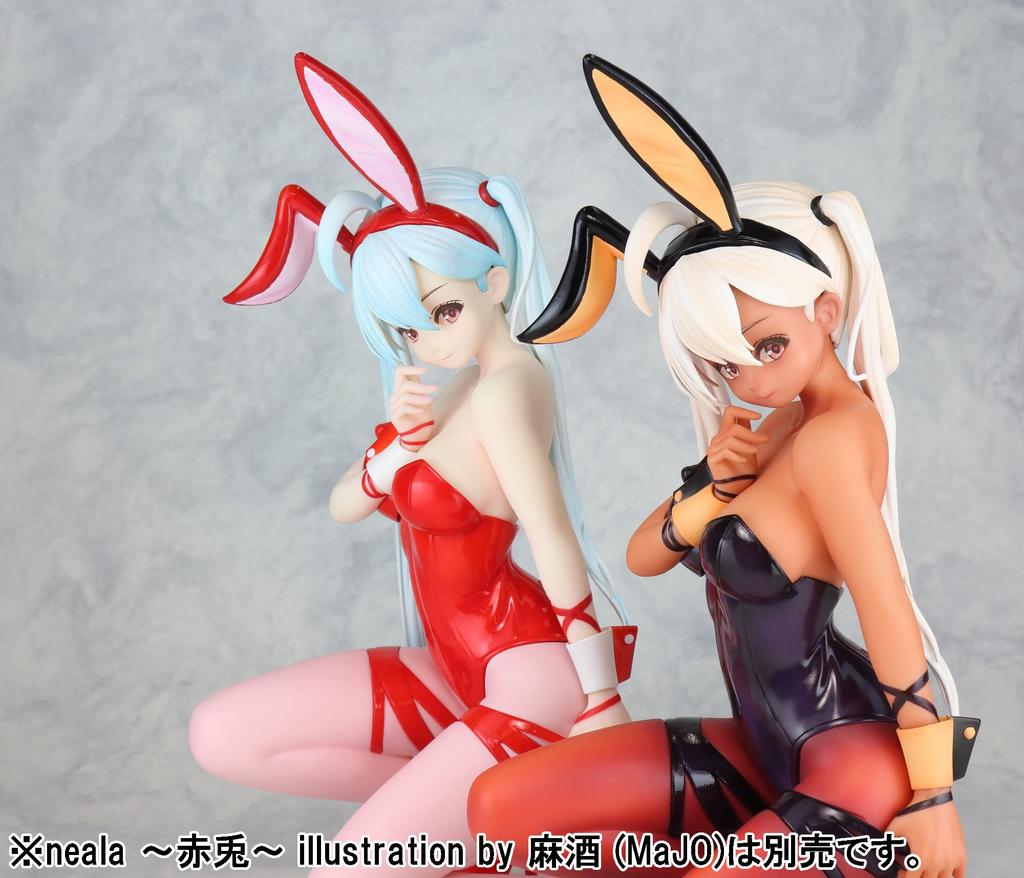Kaitendo Neala ~Black Rabbit~ Illustration by MaJO 1/5 Scale PVC Painted Finished Figure