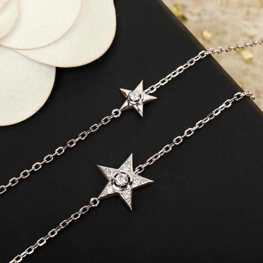 Hot Brand Vintage Diamond Comet Necklace Luxury Body Jewelry For Women Designer Pure 925 Sterling Silver Lady Party Waist Chain