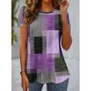 Women's T-shirt with Striped Pattern
