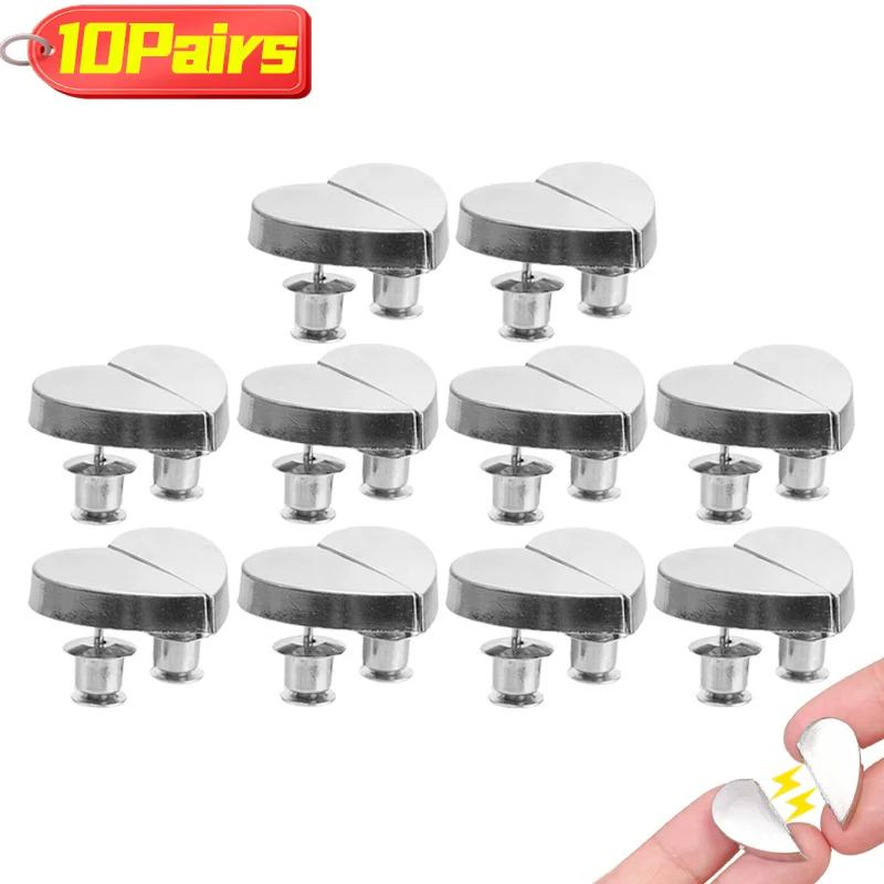 

Curtain Magnetic Clips Heart-shaped Nail Free Detachable Window Curtain Close Buckles Adjustment Curtain Buttons Accessories