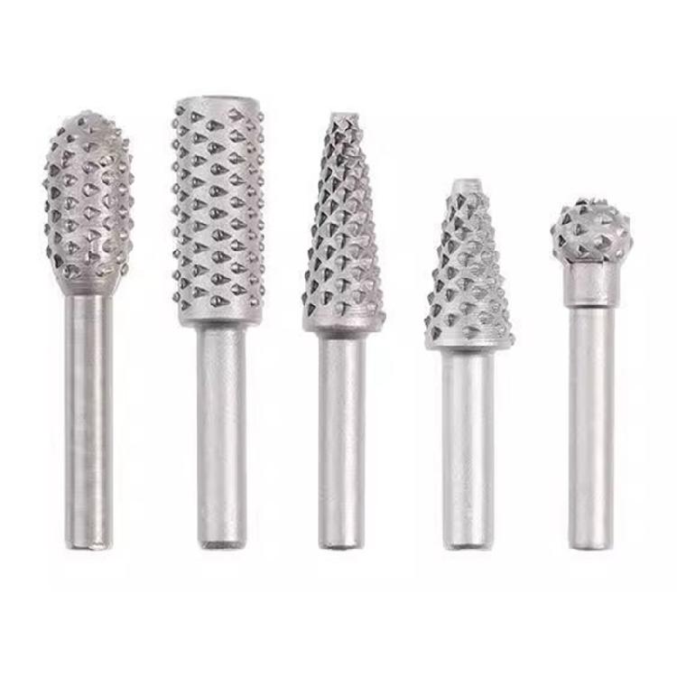 

5Pcs Woodworking Twist Drill Bit Wood Carving File Rasp Drill Bit Electrical Tool Woodworking Rasp Chisel Shaped 1