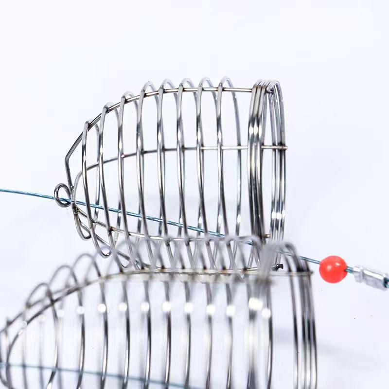 Fishing Bait Cage Thrower - Metal Baiting Cage for Efficient Fishing
