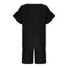 Girls Plain Color Casual Fashion Two-Piece Set Short Sleeve Top And Shorts