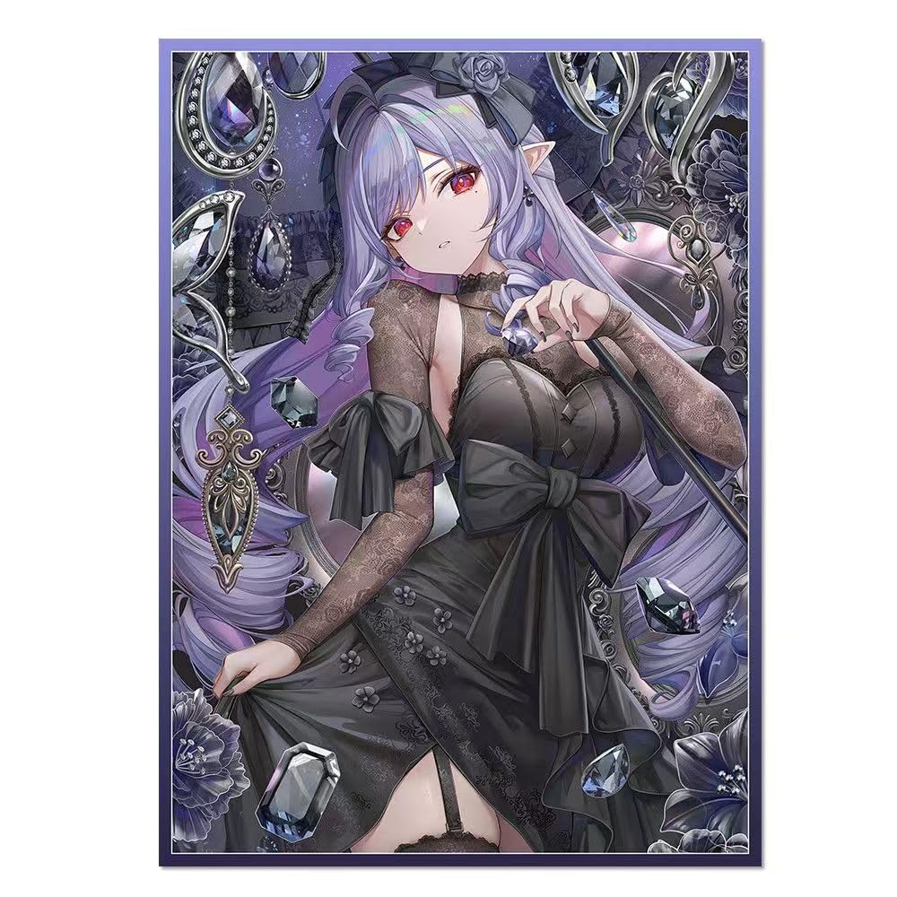 Zenless Zone Zero Vivian Card Sleeves 67x92mm Trading Card Sleeves Laser Animation PTCG 60 Sleeves