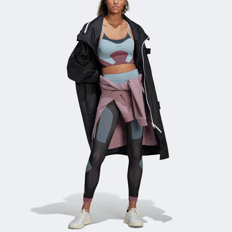 Adidas X Stella McCartney Tst Sl Bra Low Support Yoga Training Sports Bra Women Underwear Arctic-Blue HG8784