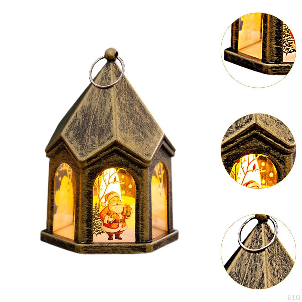 Christmas Night Light Decoration Statue Desktop Holiday Creative Ornaments Sculpture Small