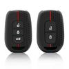 2/3Button Fob Shell Holder Silicone Car Key Cover Case For Renault Kwid Traffic Symbol Dacia Sandero Logan Duster