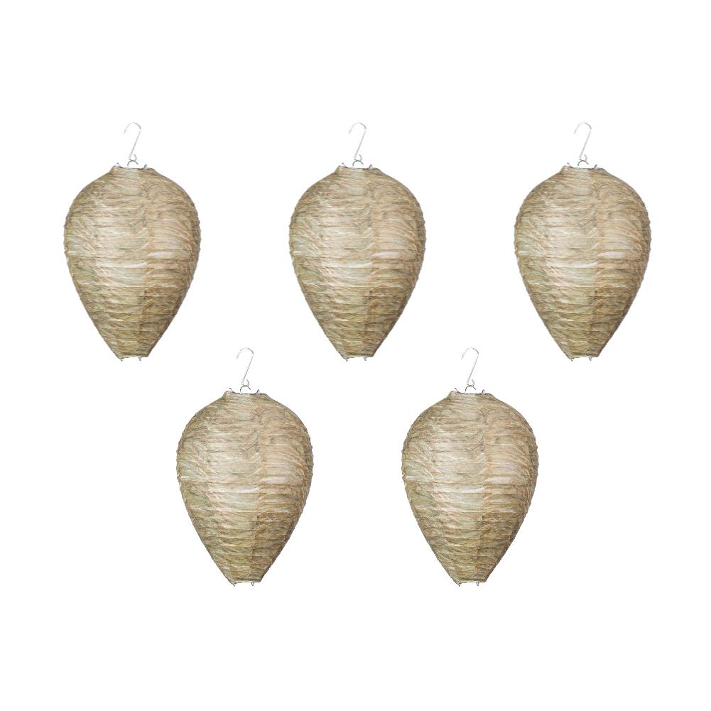 1-5 buc cuib de viespi momeală viespi descurajatoare non-toxice cuib fals albine momeală stup felinare agățat patio grădină repelent capcană