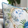 Eurasia Decor Reuben Floral Printed Decorative Cushion Cover – Cotton Blend