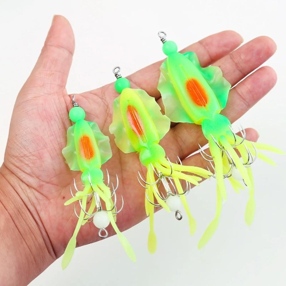 Amazing Lures Squid Bait Kit Double Layered Umbrella Hook Fishing Gift  Squid Fishing