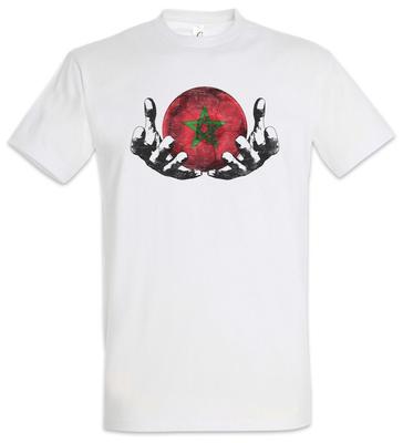 Marokko Fußball Magischer Ball Herren T-Shirt Marokko Marokkanisch Marokkanisch