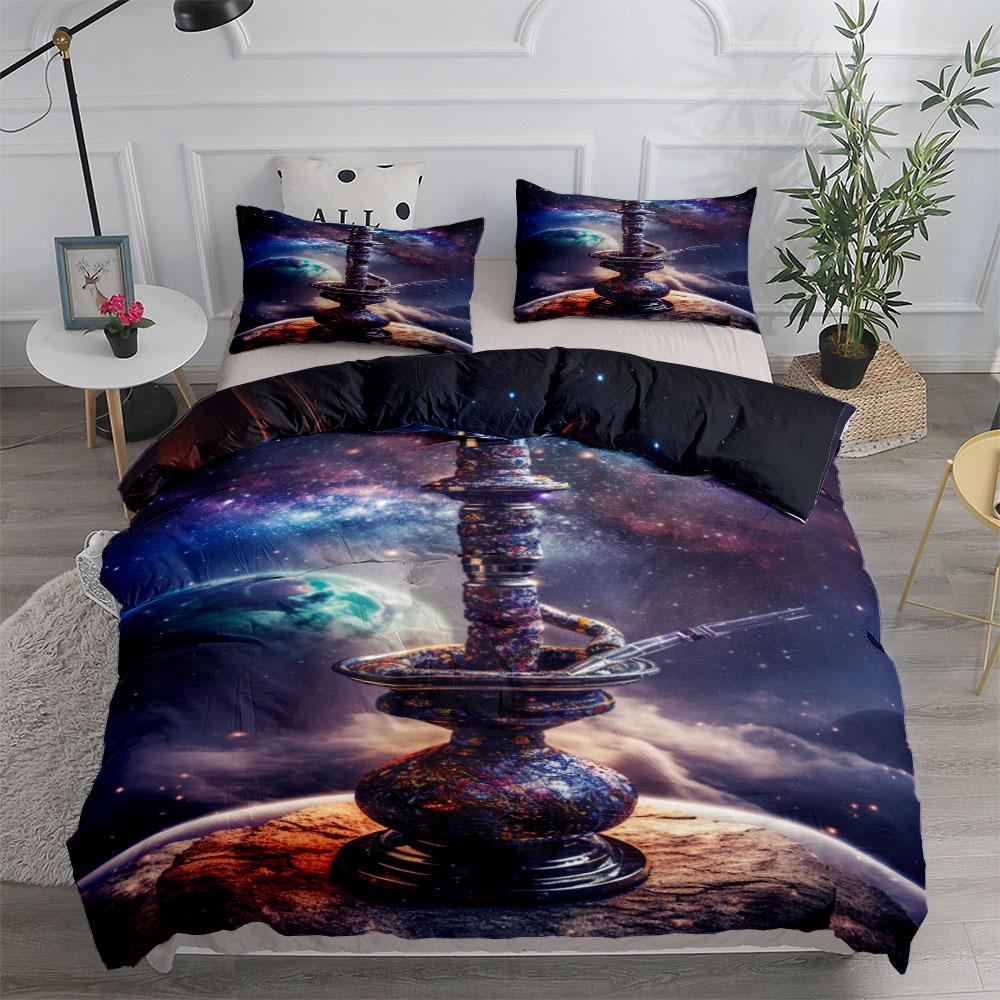 Customized Portal Through Space Duvet Cover Set UK Single Double Queen King US Twin Full King Size Bed Linen Set