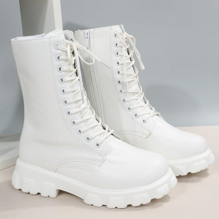 Módní dámské kozačky do půli lýtka, ležérní boty, dámské platformové chelsea boty, dámské klasické punkové goth boty, retro ležérní krátké kozačky pro ženy