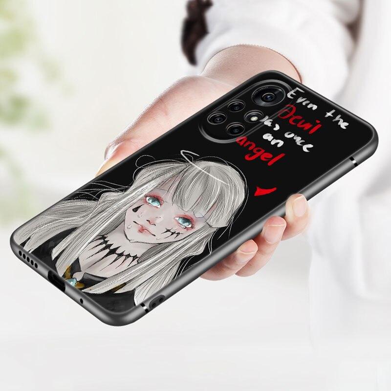 Aesthetic Devil Woman Phone Case For Huawei Honor 60 50 SE 30S Mate 30 20 10 Lite 40 Nova 9 8 Pro Y60 8i 7i 7SE 5T Premium Cover