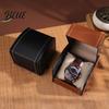 Individual Watch Storage Interior Lining Curved Flip Box with Container Single Lid Soft Display Stand