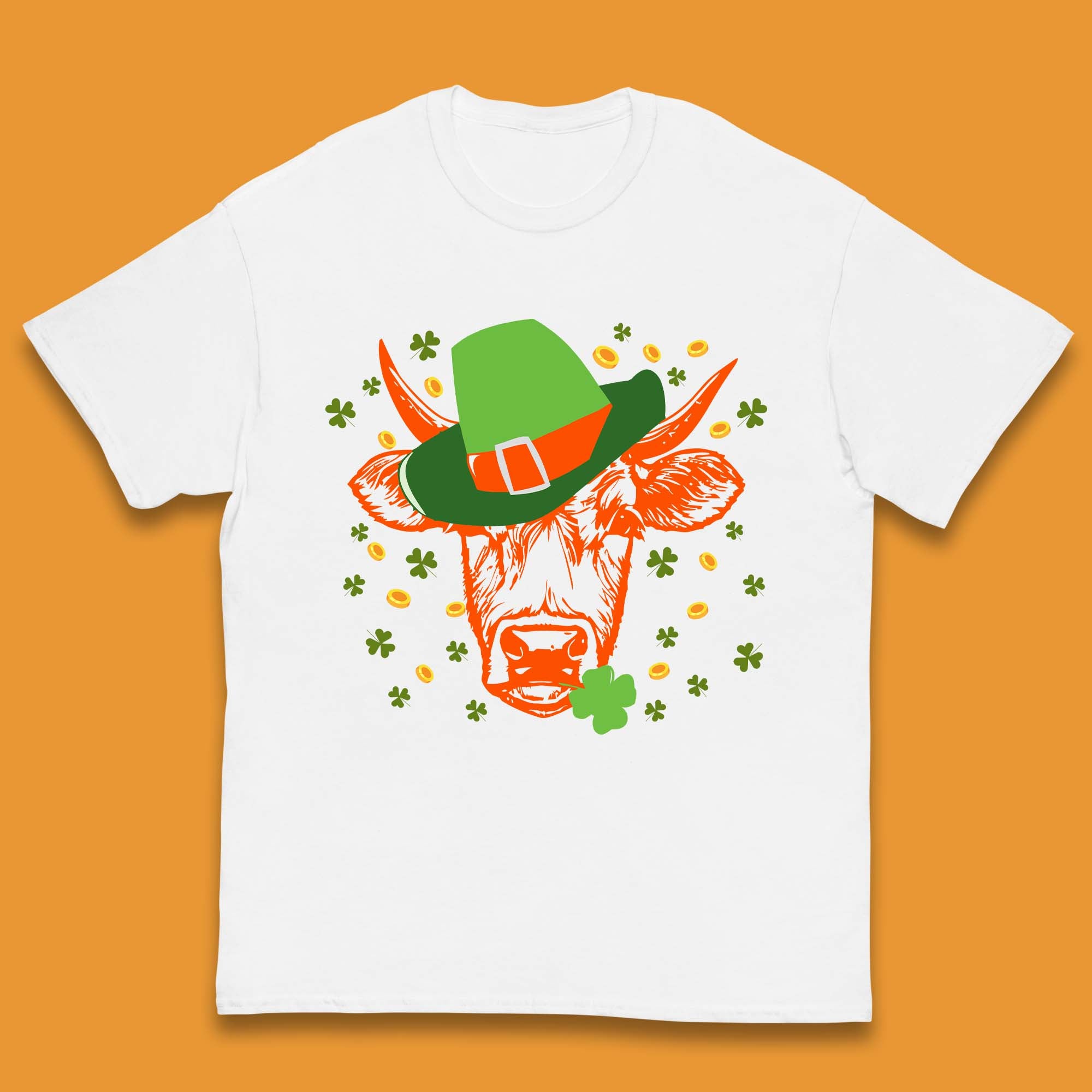 St Patrick s Cow Kids T-Shirt 130