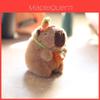 Capybara Plüsch Schlüsselanhänger Stofftier Spielzeug PP-Baumwolle Kurzer Plüsch Taschenanhänger Geschenk für Kinder