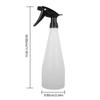 SEAMETAL 800ML Car Wash Foam Spray Bottle Acid and Alkali Resistant Nozzle Spray Bottle Cleaning Tool
