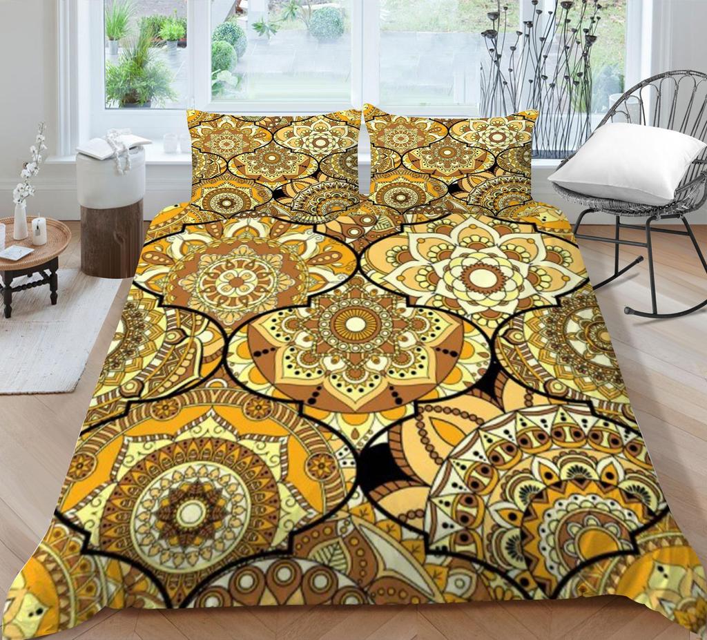 Bed Set Cover Boho Duvet Cover Boho Bedding Design Home Textiles Polyester Bed Cover Man Boy Single Size Bedding Cover