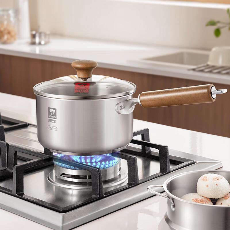 Kangbah 316L Stainless Steel Milk Steamer Pot