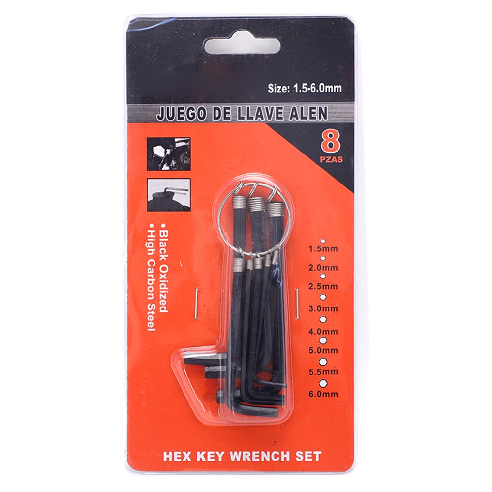 8/10Pcs Hex Wrench Metal Metric Allen Wrench Set Hand Tools Hexagonal Screwdriver Hex Key Wrenches Allen Keys Screwdriver Set