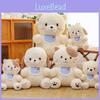 Dog Bib Cat Bear Plush Toy Stuffed Doll Cartoon Bedroom Decoration Gift Kids