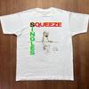 Squeeze Band White T-Shirt Cotton Unisex T-Shirt