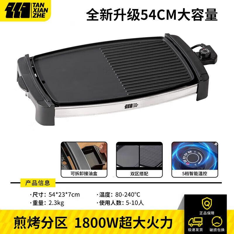 TAN XIAN ZHE Electric Smokeless BBQ Grill Pan