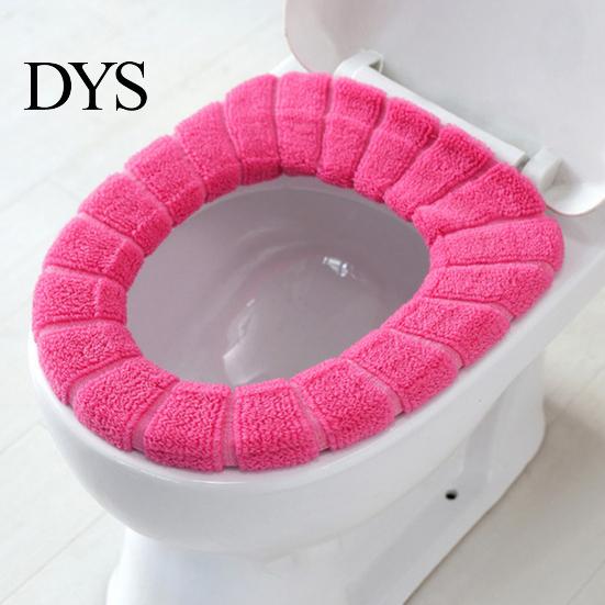 Mat Toilet Seat Cover Comfortable Reusable Fiber Washable Cushion for Bathroom