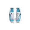 Nike Blazer Low 77 Lightweight Comfortable Non-Slip Durable Breathable Low-Top Skate Shoes Kids Sneakers Blue DA4074-401