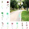 Hanging  Rotate Windmill Colorful Spiral Windchimes Vintage Animal Windmill  Yard Lawn