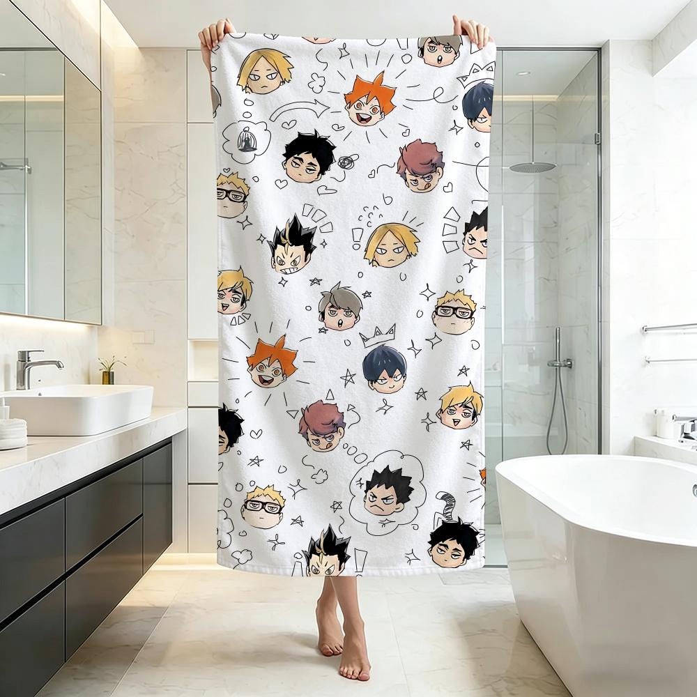 Energetic-Haikyuu!!S Towel Five-Star Hotel Quality Eco-Friendly Ultra Soft Thick Towels & Beach Towels