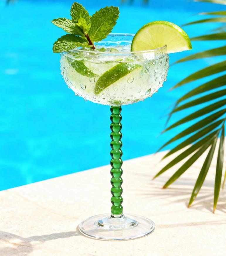 C Colored Candy Spiral Handle Goblet  Wine Glass, Cocktail Champagne Goblet Glass Drinkware Home Decoration Water Bottle Juice C