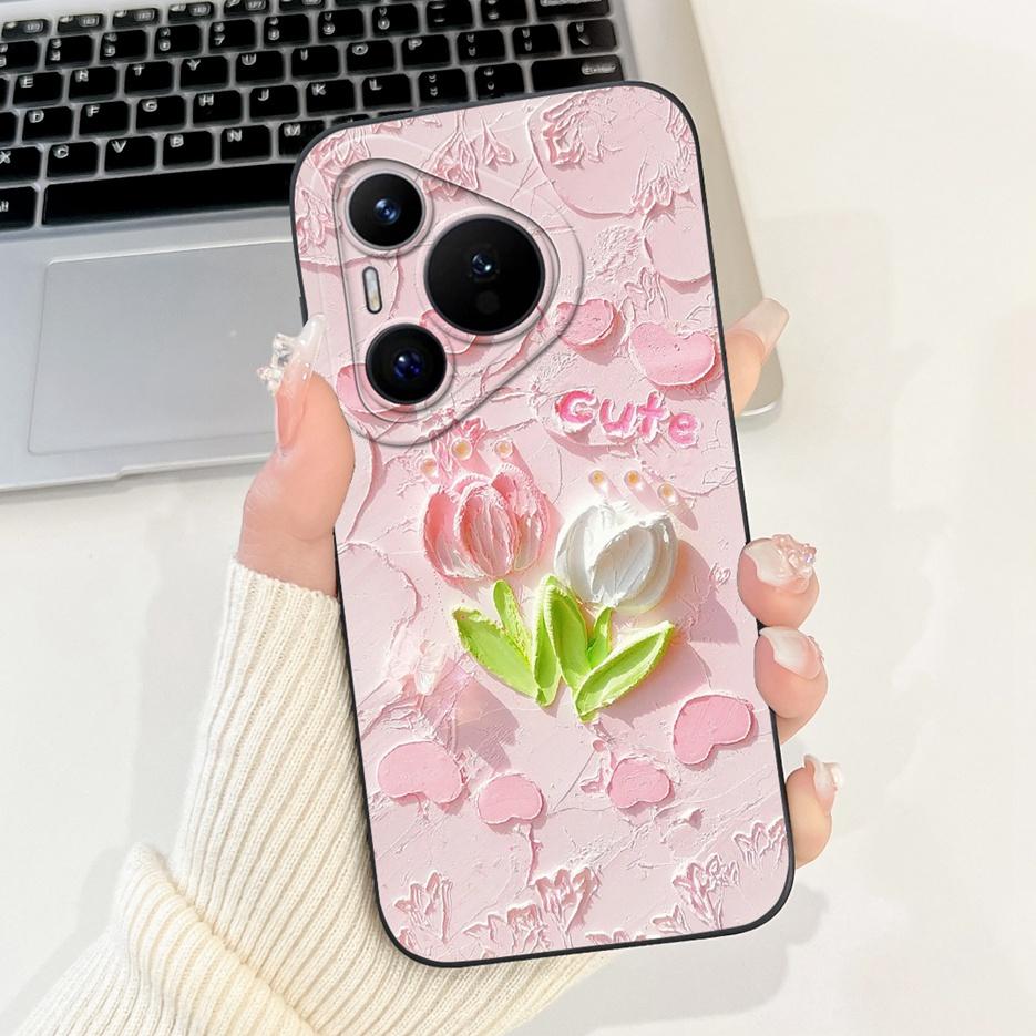 For Huawei Pura 70 Pro 5G Case Cute Cartoon Cover Shockproof Soft TPU Phone Cases For Huawei Pura 70 Pro Plus Pura70 Pro+ Fundas