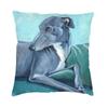 Italian Greyhound Cushion Covers 45x45cm Velvet Whippet Sihthound Dog Throw Pillow Case for Sofa Square Pillowcase Home Decor