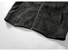 Men's American Retro PU Leather Stand Collar Motorcycle Jacket - Winter Style, Padded, Loose Fit, Versatile and Casual.