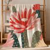 Fashion Vibrant Floral Modern Art Flannel Soft Warm Plush Blanket For Sofa Living Room Pet Hogar Bedroom Gift Home Car Portable